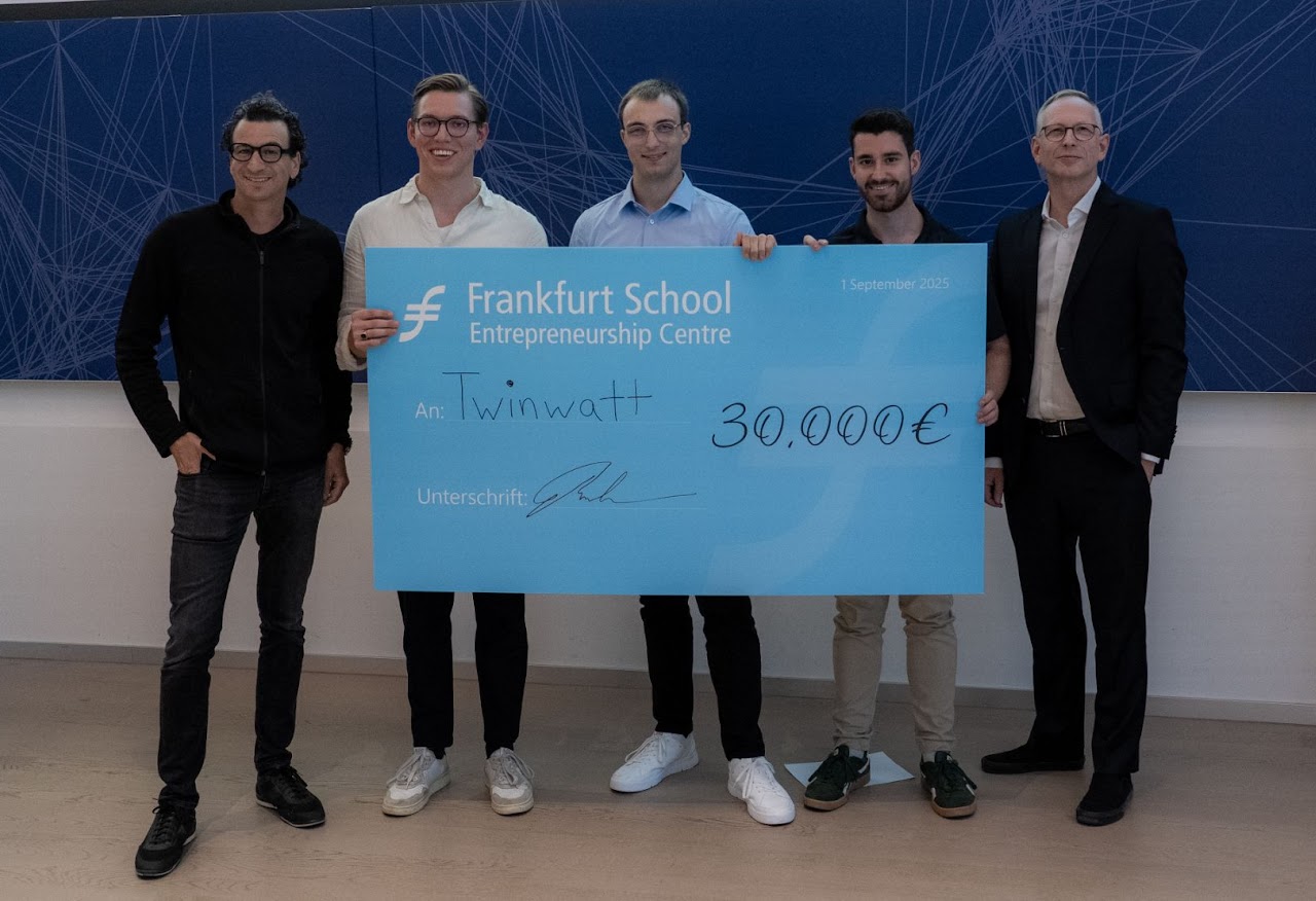 1. Platz Frankfurt School Demo Day
