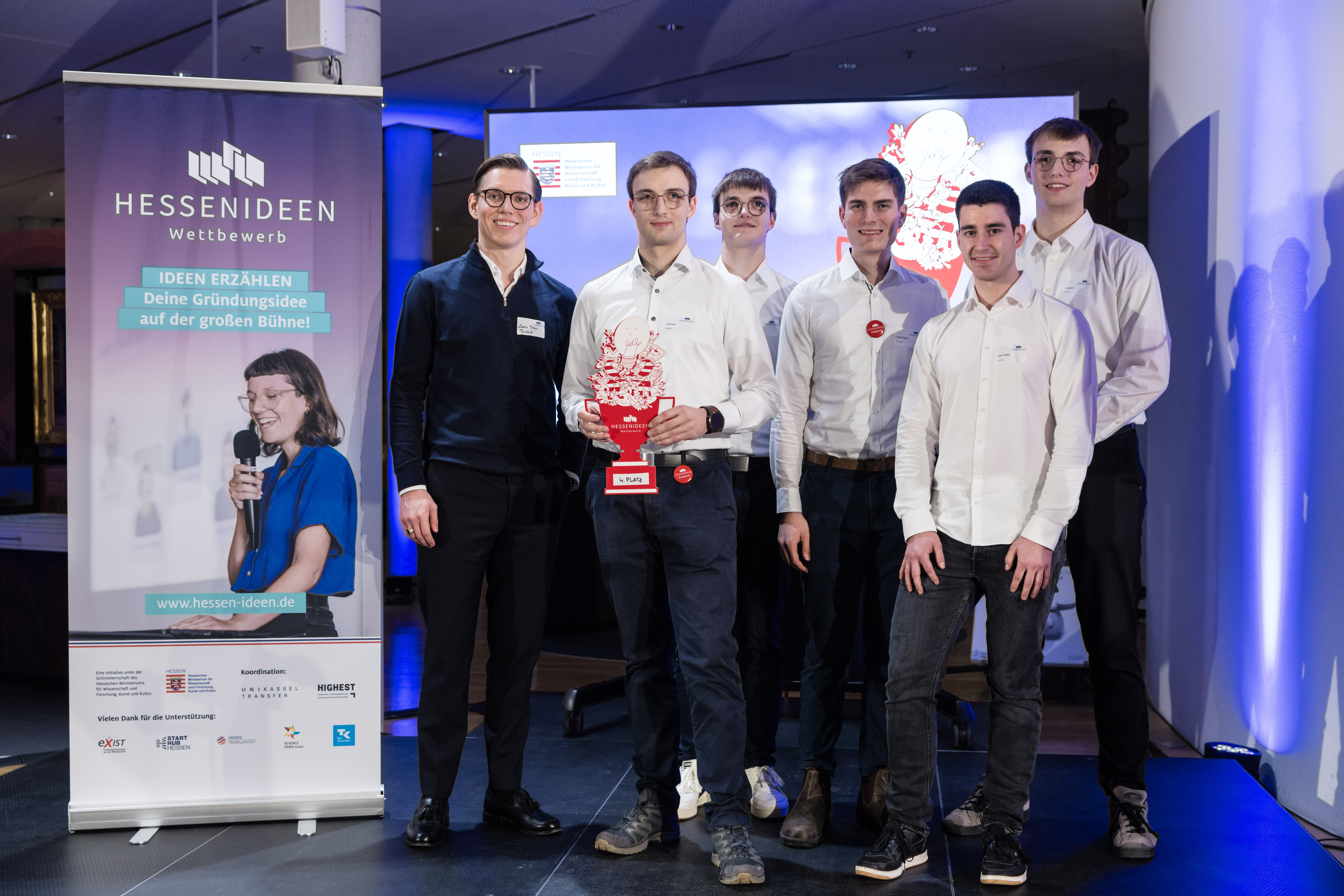 TwinWatt Team bei der Hessen Ideen Preisverleihung
